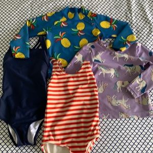 Bundle of girls swim items, size 4/5